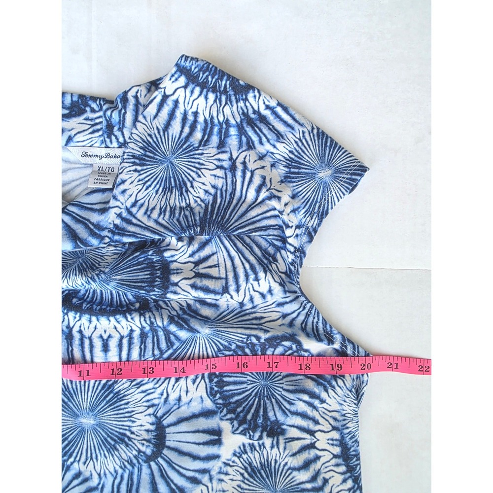 Tommy Bahama IslandZone Dress XL Sand Peso Resort Coastal Sleeveless Tie Dye EUC - Picture 7 of 11